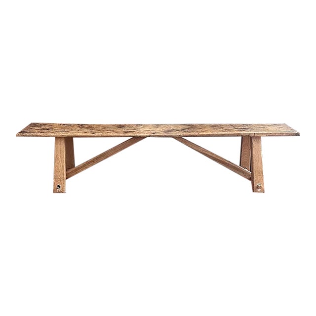 Antique Pine Bench For Sale