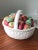 Ceramic 1990s Fitz and Floyd Strawberry Filled Basket Lidded Box For Sale - Image 7 of 12