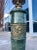 Japanese Bronze & Marble Column Table Lamps - a Pair For Sale In Denver - Image 6 of 13