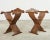 Mid 20th Century Set of Four Italian Baroque Lion Head Savonarola Chairs For Sale - Image 5 of 18