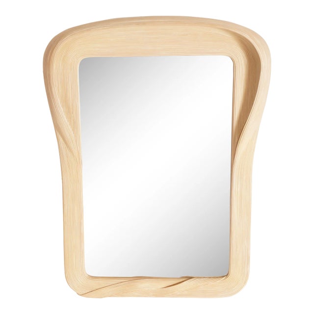 Betty Cobonpue Scultura Rattan Wall Mirror For Sale