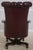 Kittinger Kittinger Burgundy Tufted Leather Executive Desk Chair For Sale - Image 4 of 18