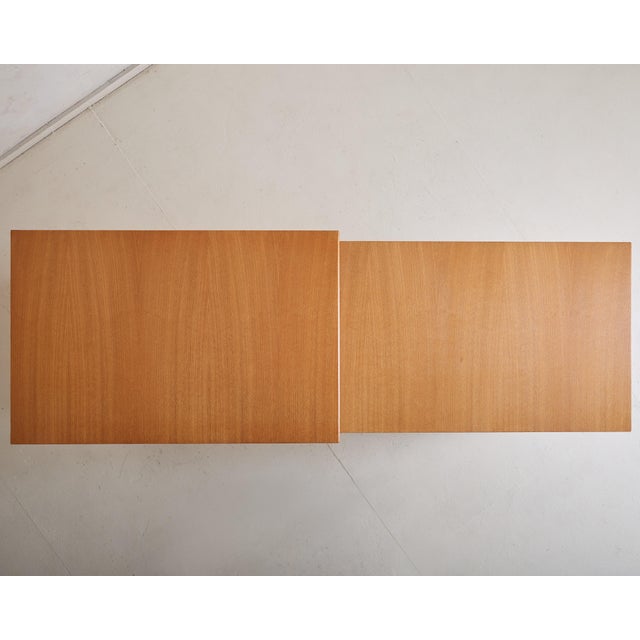 Danish Oak Pull-Out Desk on Wheels, 1970s For Sale - Image 14 of 18