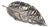 Osage Orange Leaf Antique Pewter Trays, Set of 6 For Sale