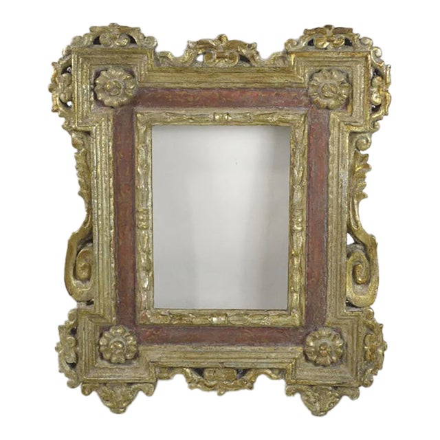 House of Heydenryk Spanish Baroque Style Gilt and Red Picture Frame For Sale
