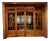 4-Leaf Partition Door with Transom in Wood and Beveled Glass, Set of 8 For Sale