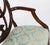 Teal Antique Federal Revival Shield Back Armchairs, 1920s, Set of 2 For Sale - Image 8 of 14
