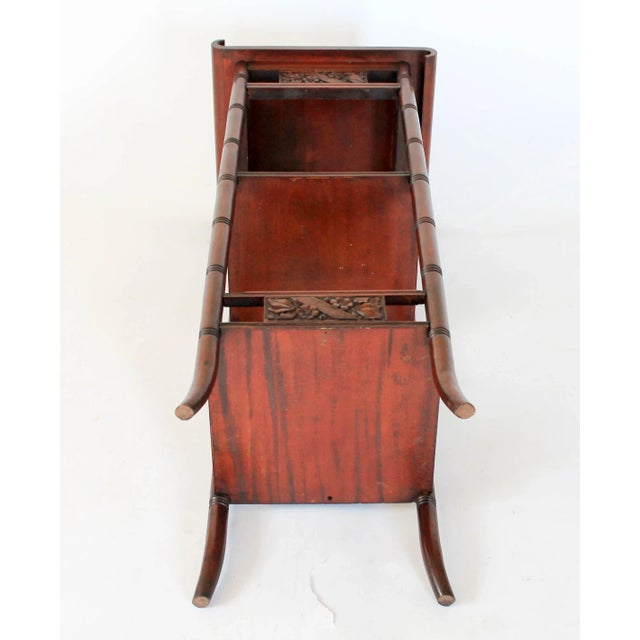 Vintage Chinese Three Tier Pedestal Table or Stand For Sale - Image 9 of 12