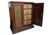 Victorian English Satinwood and Gilt Metal Glazed Pier Cabinet in Walnut, 1890s For Sale - Image 6 of 16