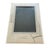 This vintage Venus Studio picture frame features a textured ivory leatherette finish with elegant Art Deco-inspired...
