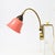 Vintage clamp lamp from 1950s. Made of brass with plastic lampshade. Lampshade diameter: 10.5 cm European Plug (up to...