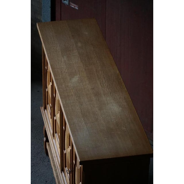 Vintage Danish Oak Sideboard by Henning Kjærnulf, 1950s For Sale - Image 18 of 18