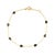 VRJewels 2.05ct Bezel Set Blue Sapphire Station Bracelet in 14k Yellow Gold For Sale - Image 9 of 18