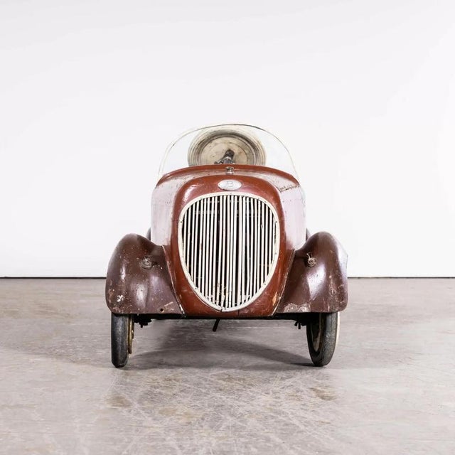 Vintage Italian Hand Built Pedal Car, 1940s For Sale - Image 17 of 18