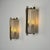 1960s Large Brass and Pressed Glass Sconces by Jacques Adnet, France, 1960s, Set of 2 For Sale - Image 5 of 18