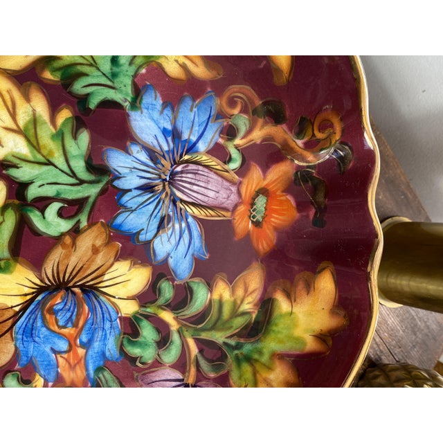 Ceramic Ceramic Dish by H. Bequet Quaregnon, 1950s For Sale - Image 7 of 14