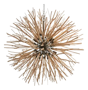 Arteriors Home Finch Chandelier, Gray