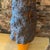 1990s Brutalist Orange and Gray Fat Lava Ceramic German Vase For Sale - Image 11 of 11