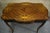 Vintage Stamped Rj Horner Inlaid Mahogany Edwardian Style Table For Sale - Image 9 of 13