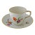 19th Century KPM Berlin Porcelain Reliefzierat Demitasse Cup and Saucer For Sale