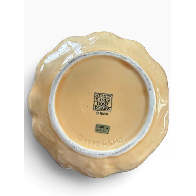 Vintage 1990 Hearth & Home Designs Squash Cookie Jar, Ceramic For Sale In Portland, ME - Image 6 of 6