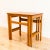 1950s Original Hans Wegner Teak & Oak Mid Century Danish Nesting Tables - Set of 3 For Sale In Los Angeles - Image 6 of 12