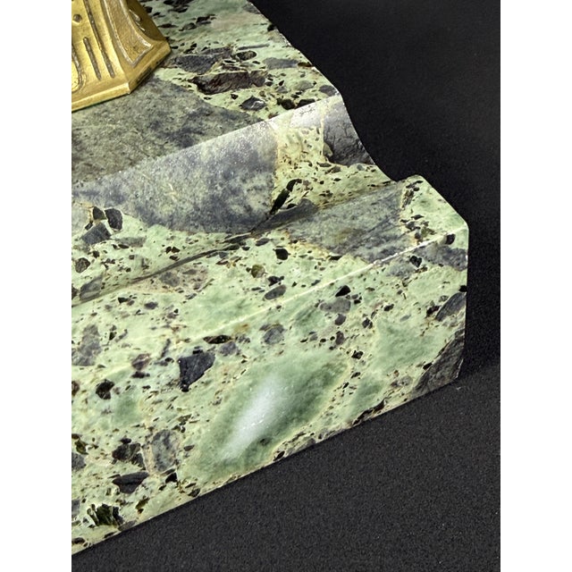 Art Nouveau French Gilt Bronze and Marble Inkwell by Louchet, Paris, 1900 For Sale - Image 10 of 13