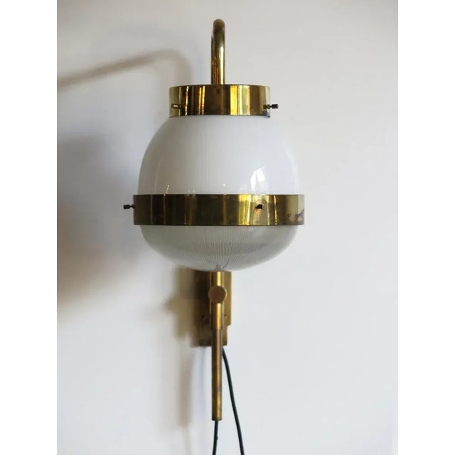 1960s Large Italian Delta Sconce by Sergio Mazza for Artemide, 1960s For Sale - Image 5 of 17