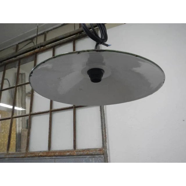 Green Metal Lamp, 1940, in Good conditions. Designed 1920 to 1949 Up to 250V (Europe/UK Standard).The wiring of this item...