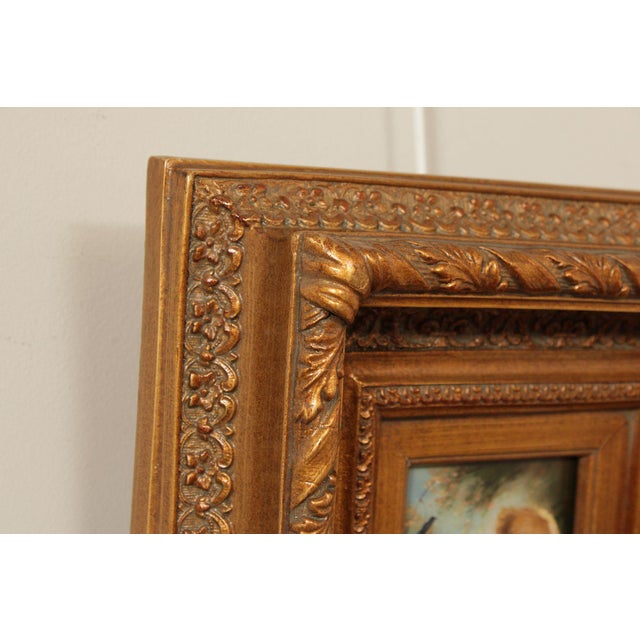 After Zula Kenyon Oil Painting on Panel, 'The Song of the Bluebird' For Sale In Philadelphia - Image 6 of 12