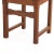 1940s French Provincial Oak Ladder-Back Dining Chairs - Set of Six For Sale In Philadelphia - Image 6 of 6