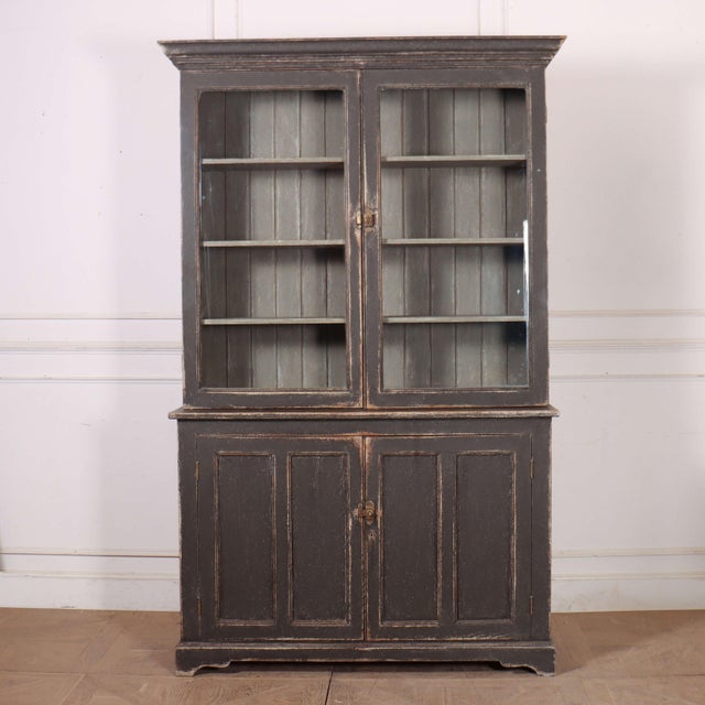 English Glazed Display Bookcase For Sale - Image 16 of 16