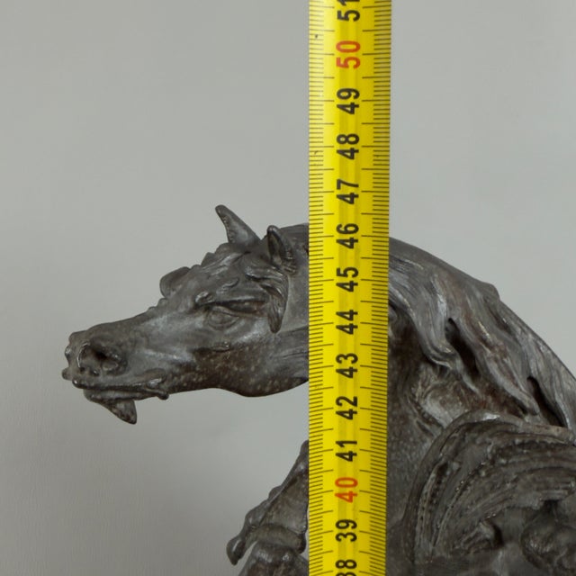 Antique Late 19th Century Fireplace Clock For Sale - Image 12 of 13