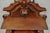 Antique Eastlake Victorian Carved Walnut Oval Mirror Sideboard Backsplash Shelf For Sale - Image 14 of 18