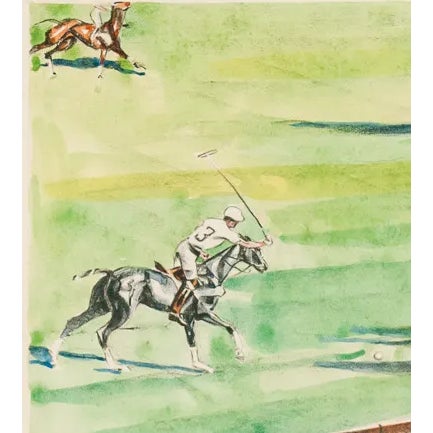 print- match play - 6 players Art: 14 3/4" x 10 1/4" Frame: 20" x 15 1/2"