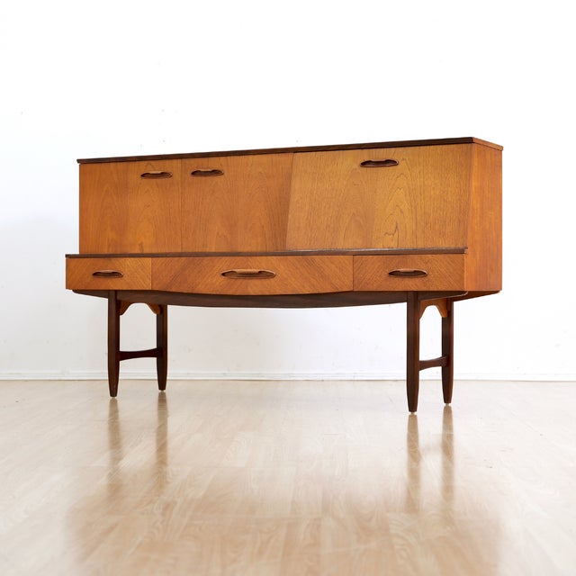 1960s Mid Century Teak Credenza by Avalon Yatton For Sale - Image 5 of 11