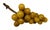 Exquisite 1940s Italian Alabaster Grapes - Set of 5 Hand-Carved Honey Gold Clusters For Sale - Image 15 of 16
