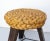 Brown Three-Legged Round Stool in Oak, Iron & Straw from Audoux-Minnet, France, 1950s For Sale - Image 8 of 10