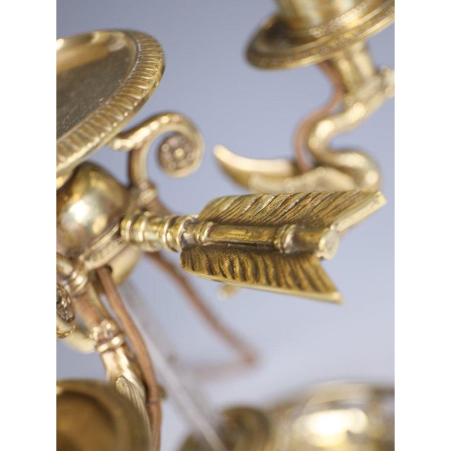 19th Century French Brass Bouillotte Table Lamp, 1880 For Sale - Image 12 of 18