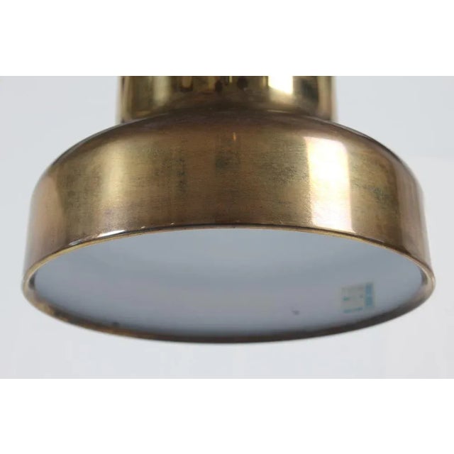 Bumling Pendant by Anders Pehrsson of Brass with Great Patina. Made by Studio Lyktan in Sweden, 1970s from Ateljé Lyktan For Sale - Image 4 of 9