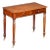 English Writing Desk or Side Table of Mahogany With Two Drawers on Casters For Sale