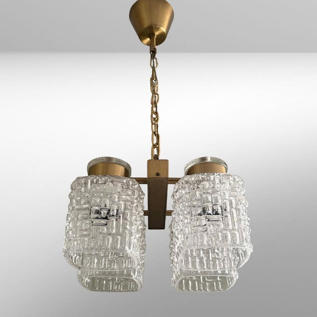 Mid-Century Pendant Lamp by Carl Fagerlund for Orrefors, Sweden, 1960s For Sale - Image 13 of 13