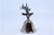 Silver Bell with Deer Head Handle For Sale - Image 3 of 9