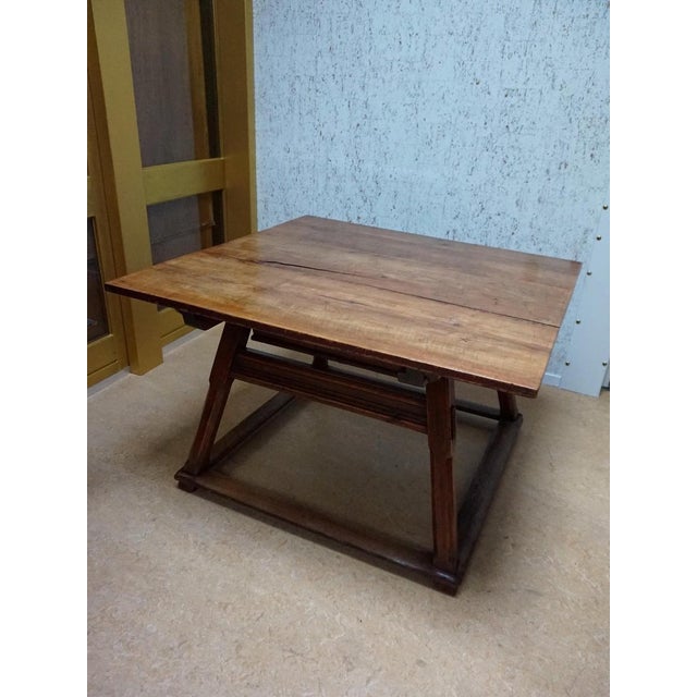 Antique Rustic European Bankers Table, 1800s For Sale - Image 9 of 18