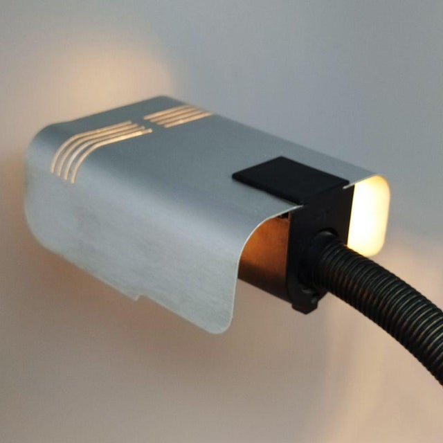 Silver Table Lamp by Targetti, Italy, 1970s For Sale - Image 8 of 11