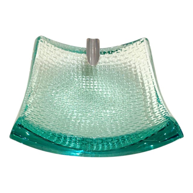 Late 20th Century Late 20th Century Stephen Schlanser Cigar Ashtray California Studio Art Glass For Sale - Image 5 of 13