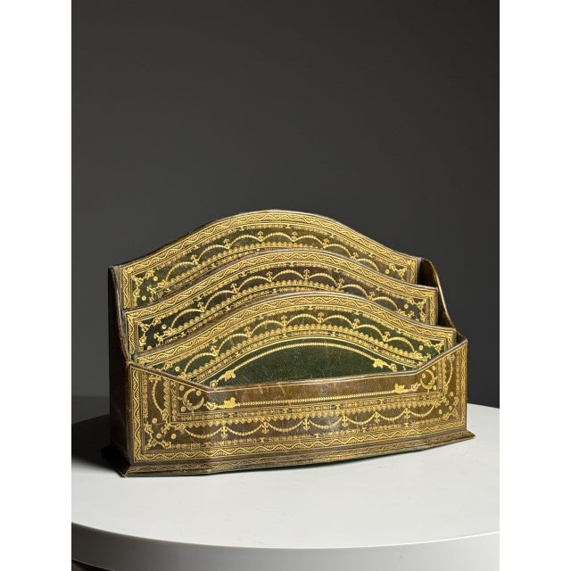 Desk Organizer in Leather For Sale - Image 13 of 17