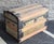 Victorian Antique Victorian Era Metal & Wooden Strap Steamer Dome Top Travel Trunk Chest , 1890s For Sale - Image 3 of 12