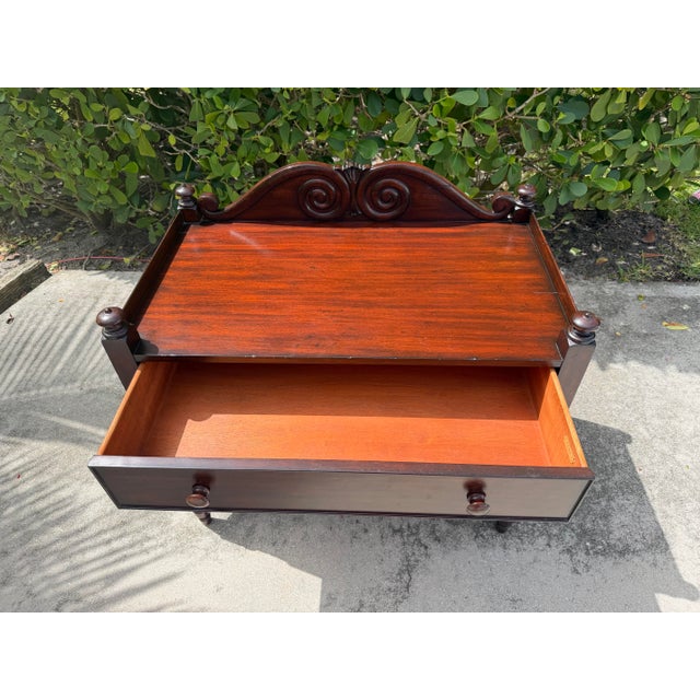 Late 20th Century Vintage Ralph Lauren Mahogany Two Tier Server - 1 For Sale - Image 5 of 12
