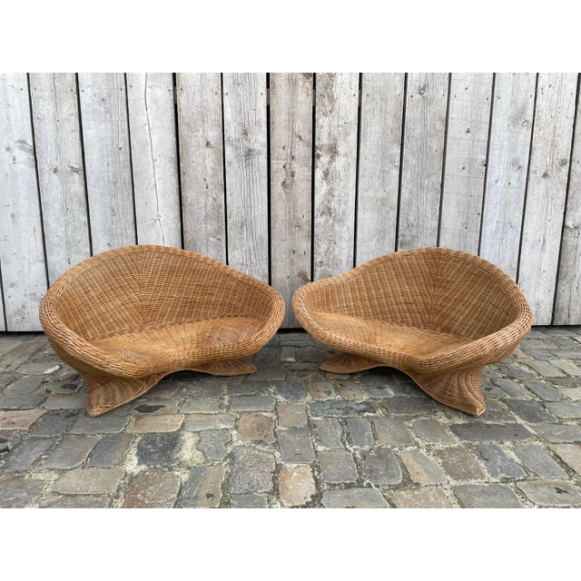 Lotus Wicker Chair, 2000s For Sale - Image 16 of 16